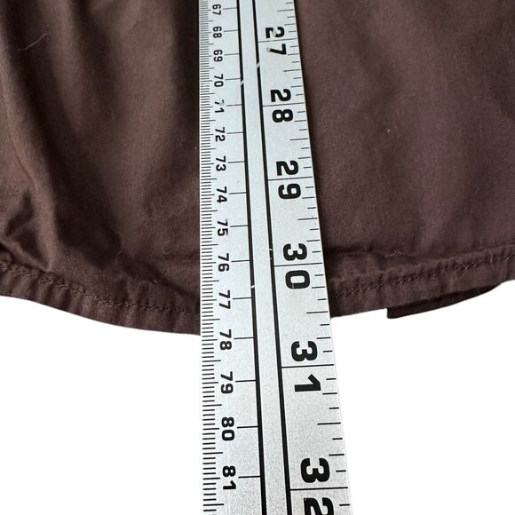 Marithé et François Girbaud Shirt Men’s 2XL XXL Brown Long Sleeve Button Up - Picture 10 of 10